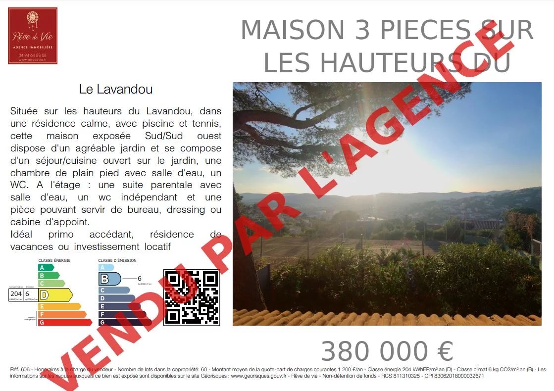 Sale House Le Lavandou