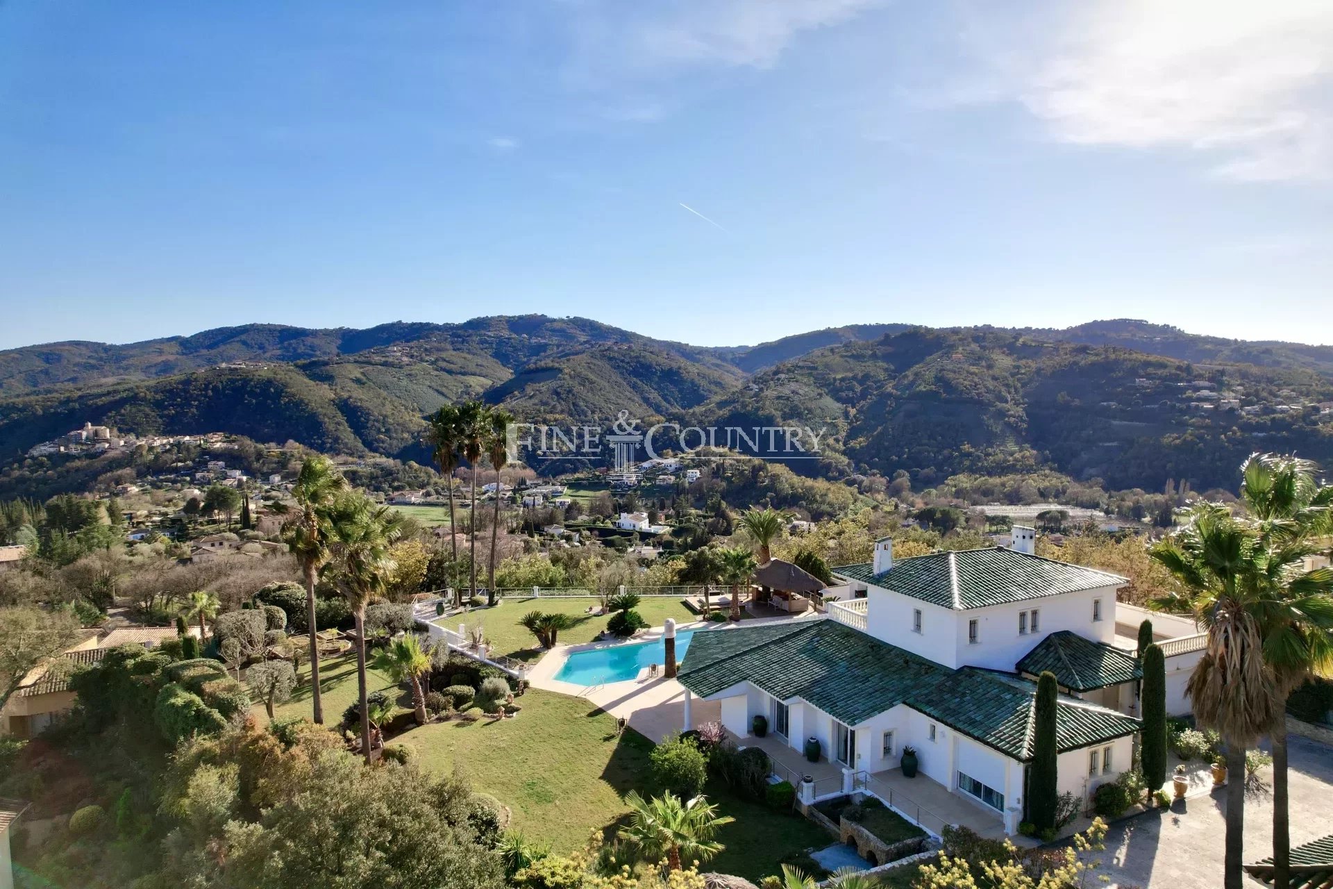 Magnificent panoramic views, villa for sale on the hills, Auribeau sur Siagne