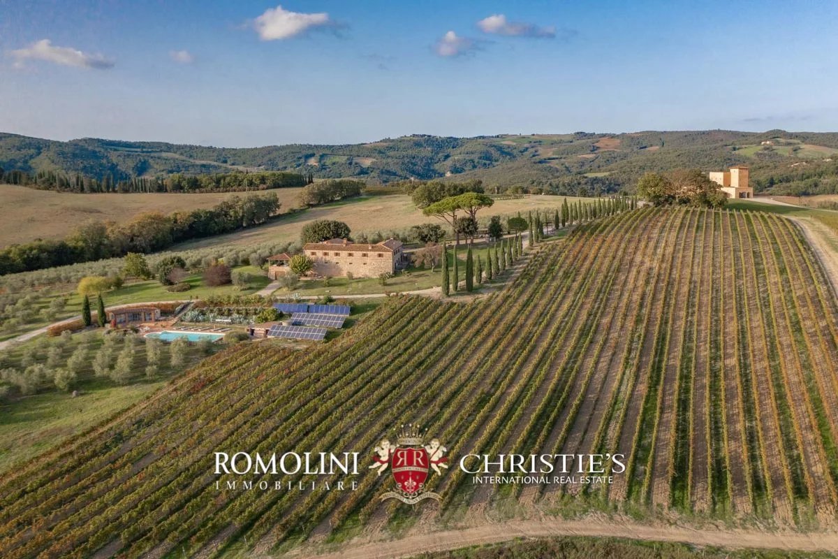 tuscany - state-of-the-art 125-ha organic winery for sale in volterra image23