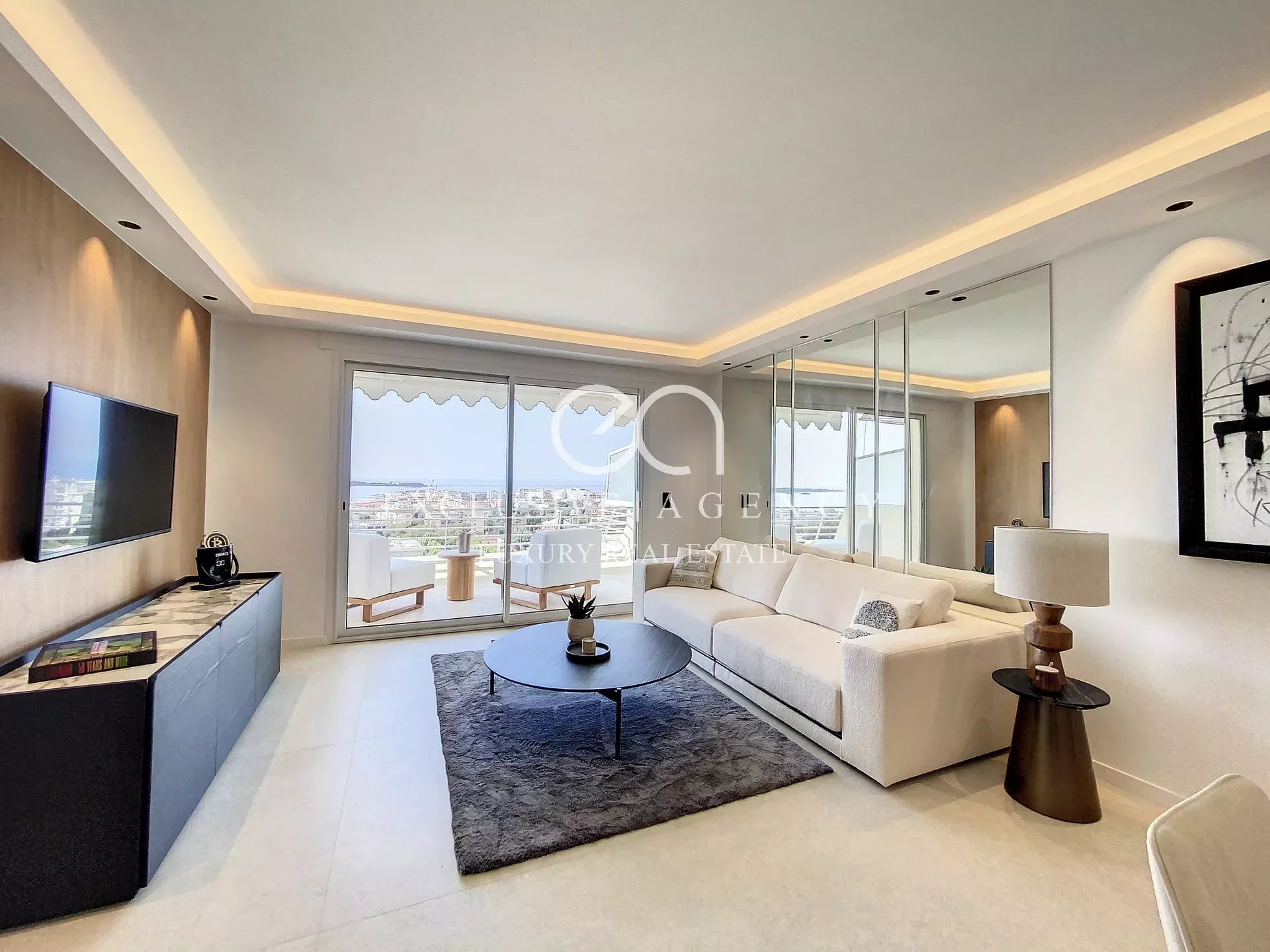 Cannes Basse Californie 3 kamers 70m² gerenoveerd panoramisch uitzicht op zee