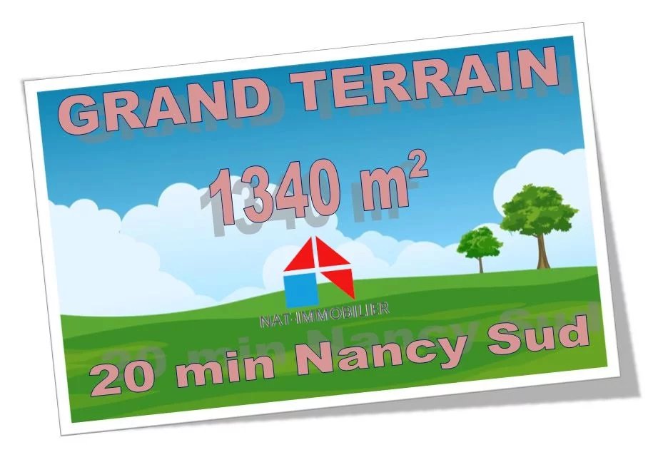 Terrain constructible a 20 minutes Nancy Sud