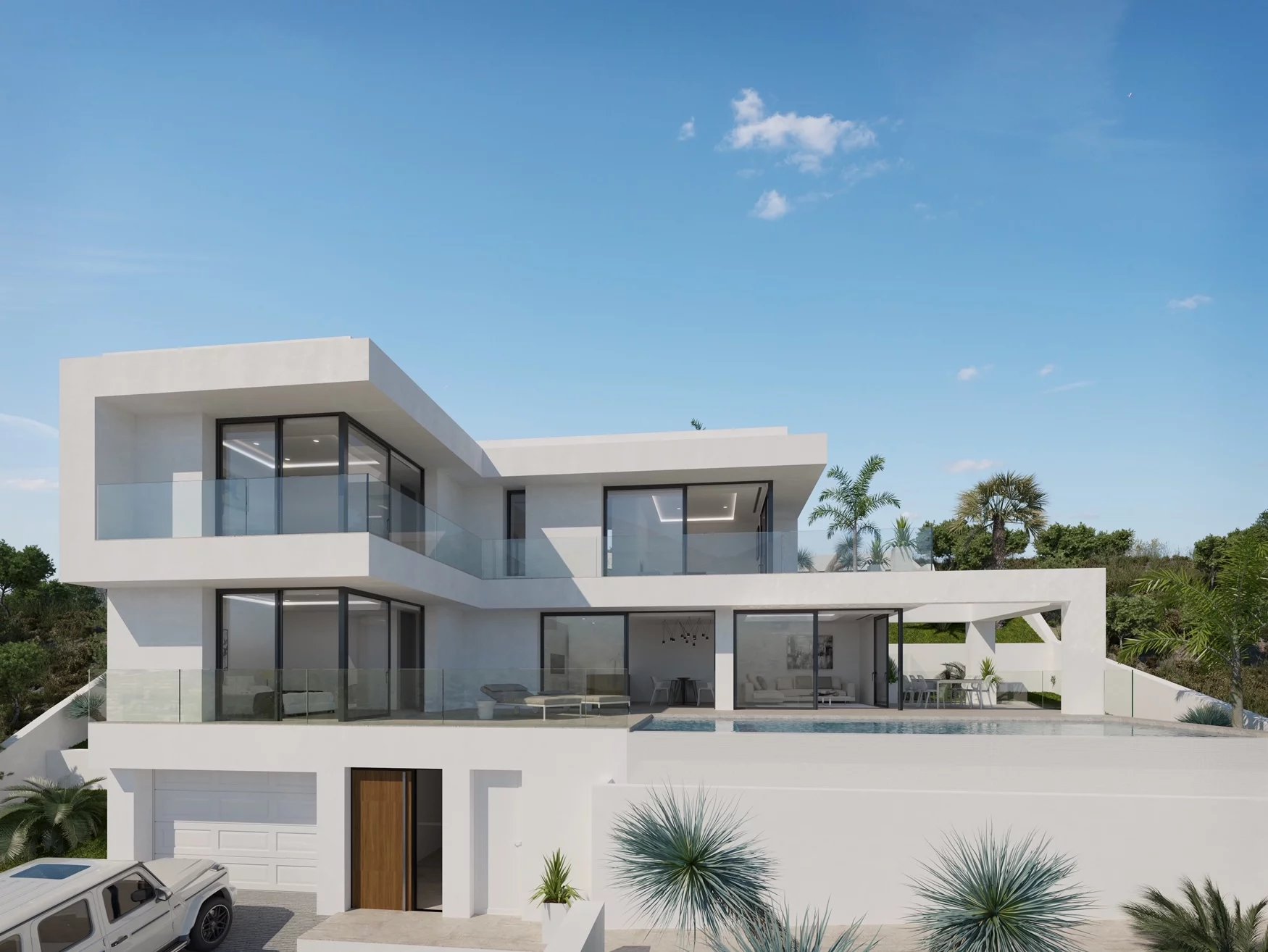 Project villa in calpe with panoramic views