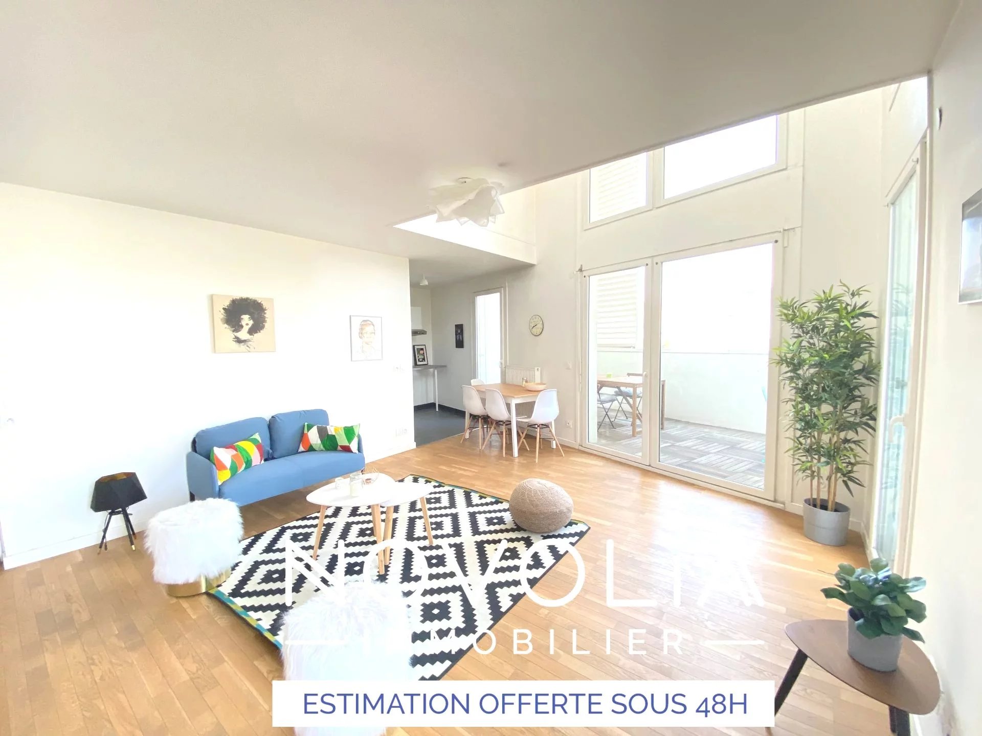 Achat Appartement, Surface de 66.3 m²/ Total carrez : 66 m², 3 pièces, Lyon 8ème (69008)