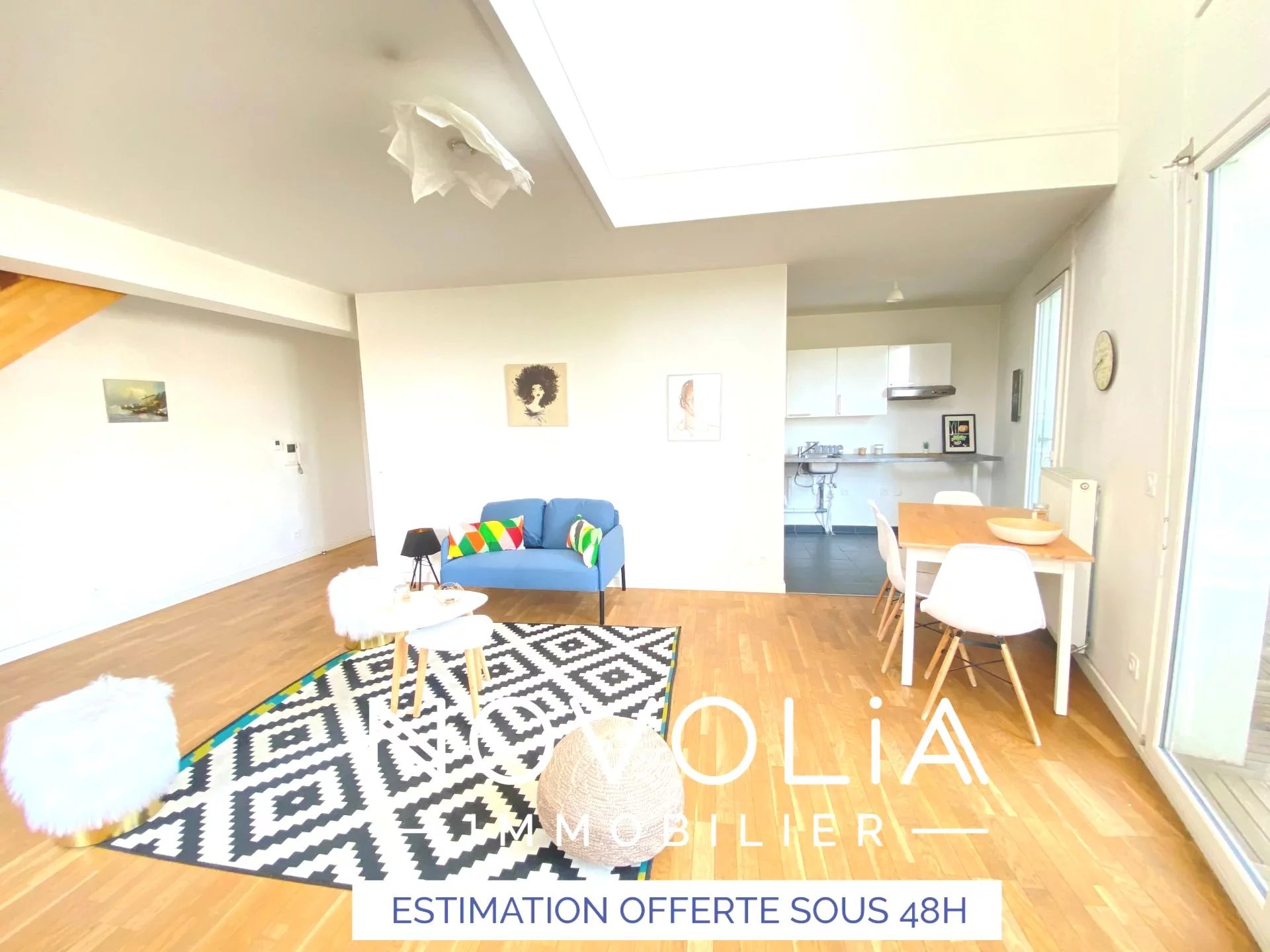 Achat Appartement, Surface de 66.3 m²/ Total carrez : 66 m², 3 pièces, Lyon 8ème (69008)
