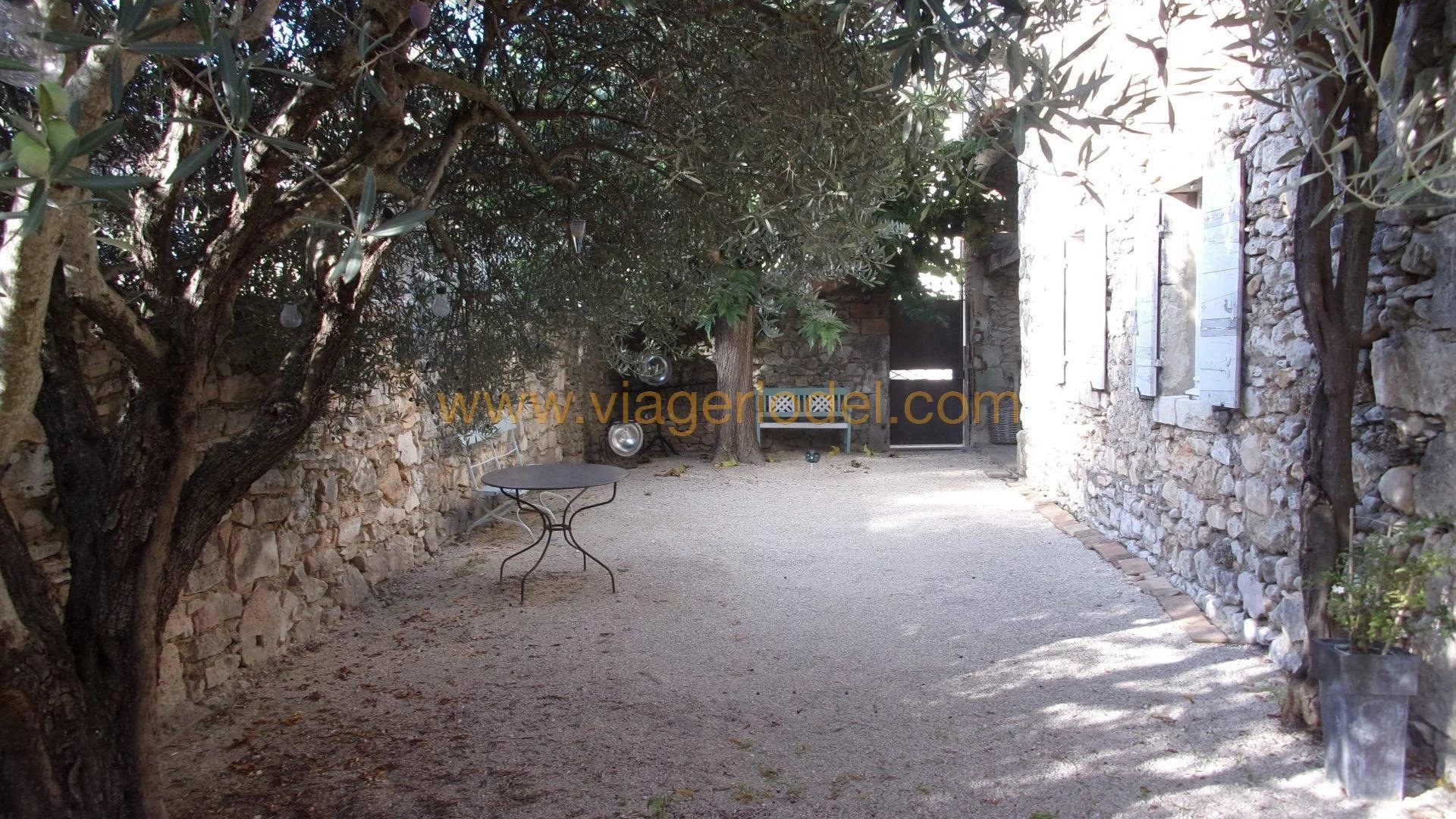 Ref.: 9060 - BARE OWNERSHIP - GOUDARGUES (30) - Occupied house