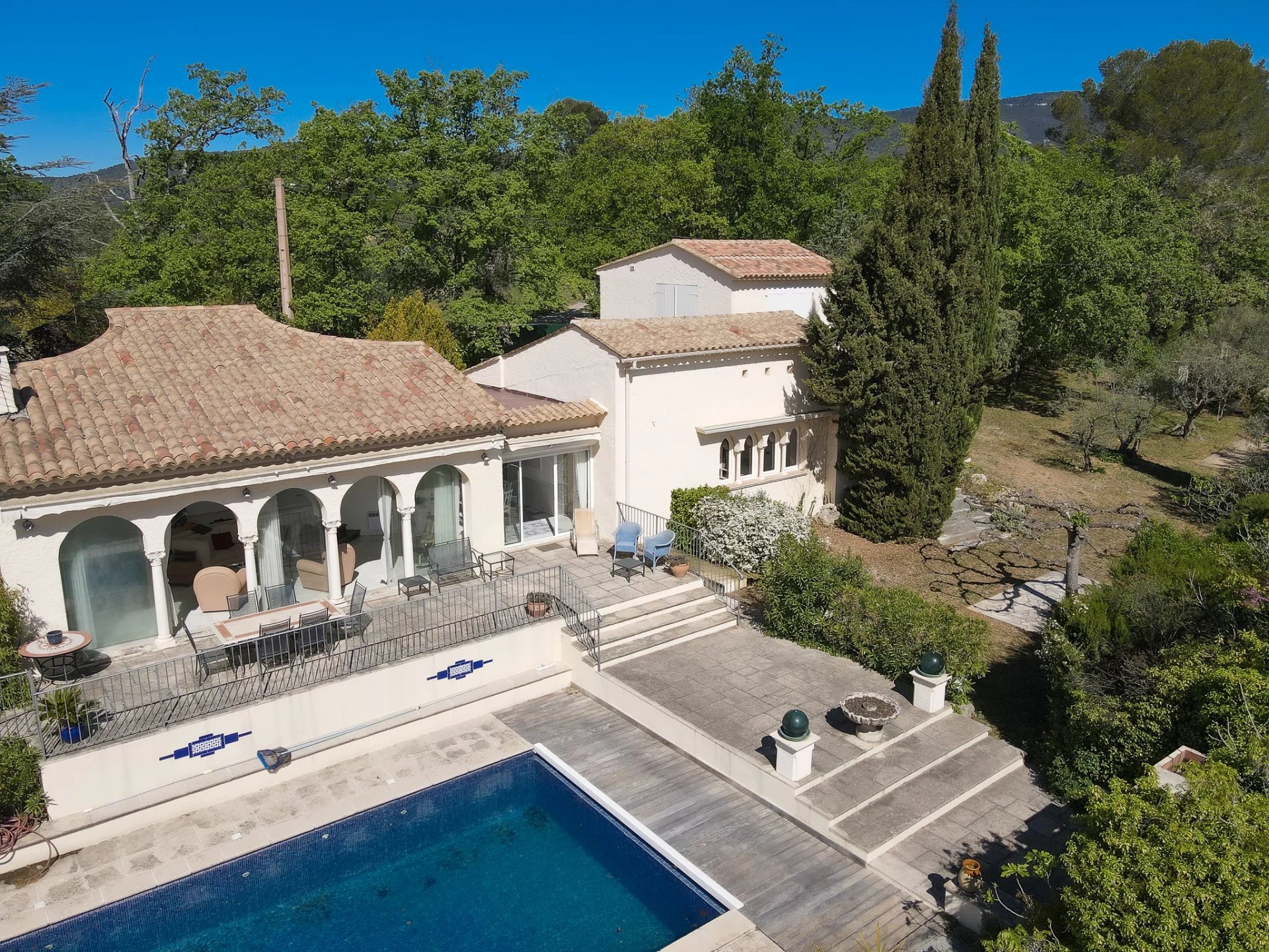 Seillans Provence villa charm and pool