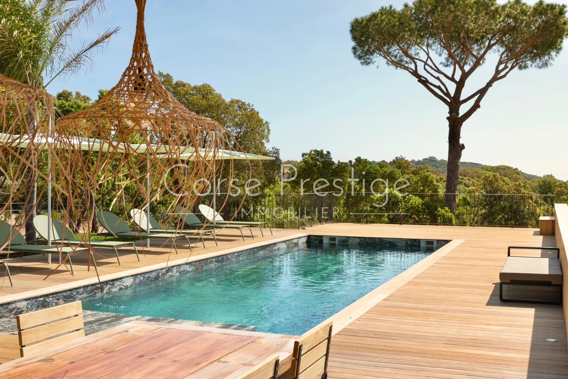 contemporary villa with pool for rent – pinarello – porto-vecchio image4