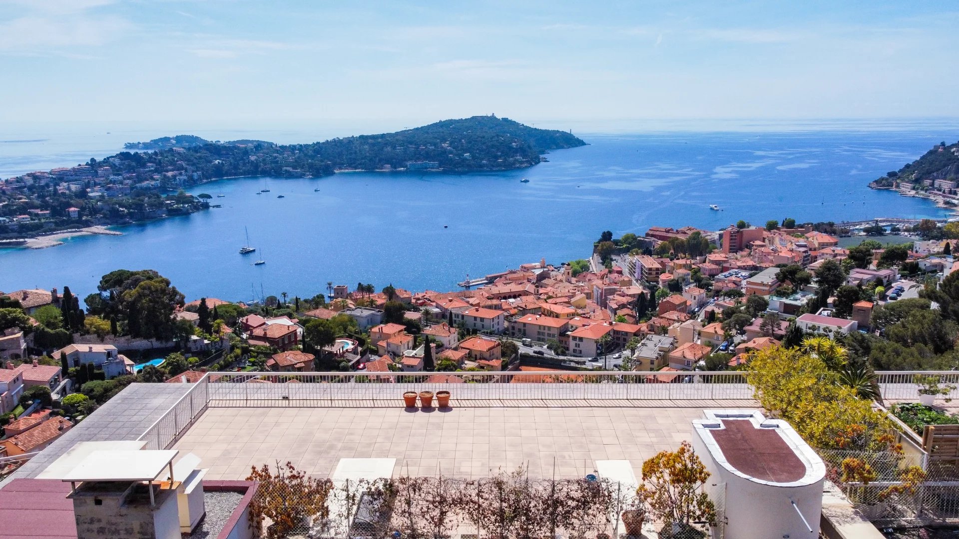 Villa on the roof with panoramic sea view - Villefranche sur mer