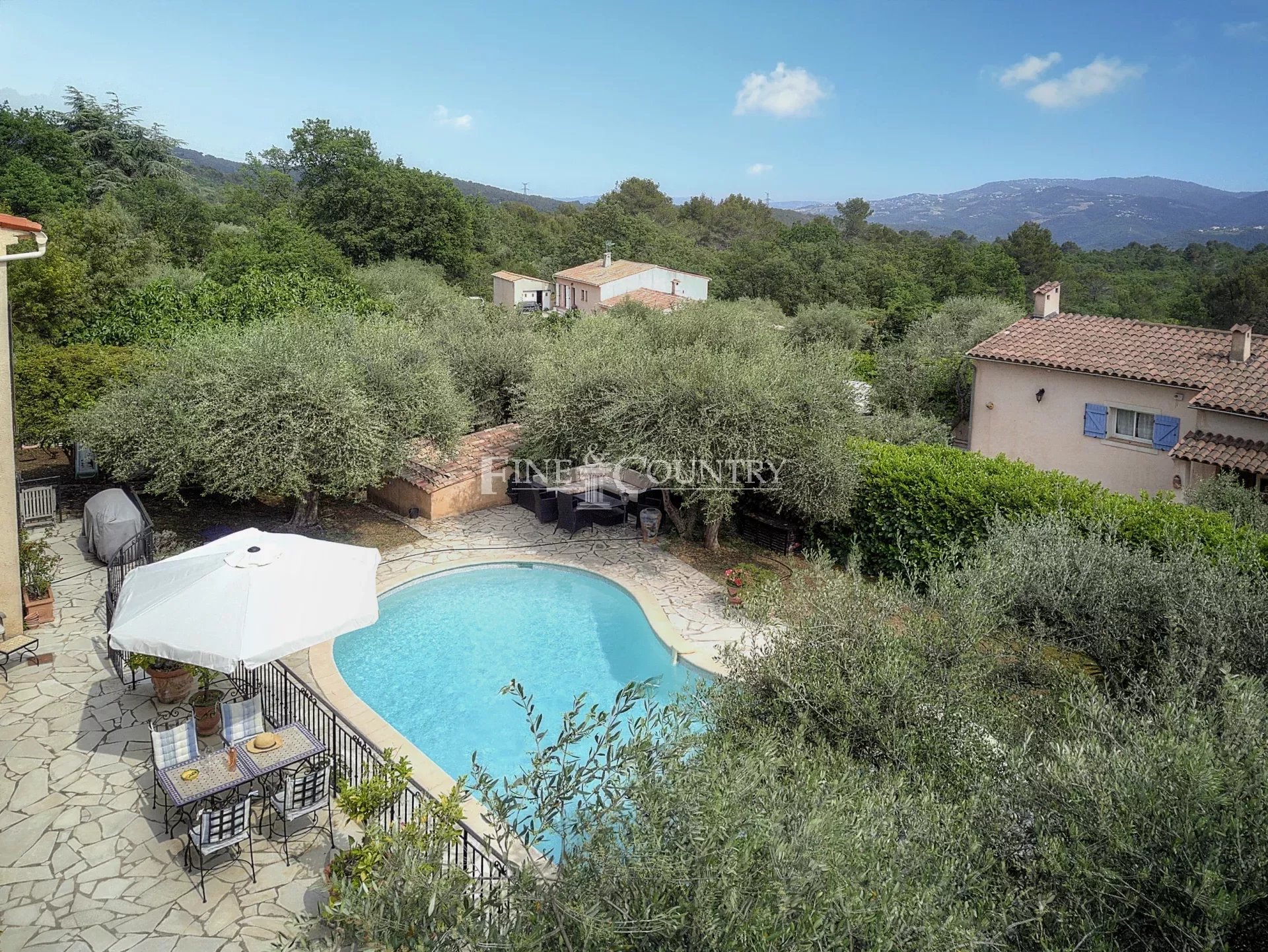 Charming Provençale Villa for Sale in Saint-Cezaire-sur-Siagne with Enchanting Landscapes Accommodation in Cannes