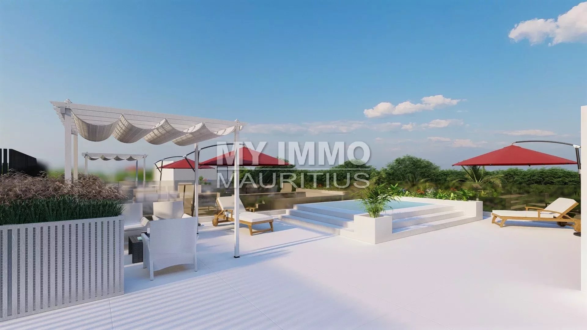 New project in Pereybère - 3-bedroom penthouse with private rooftop