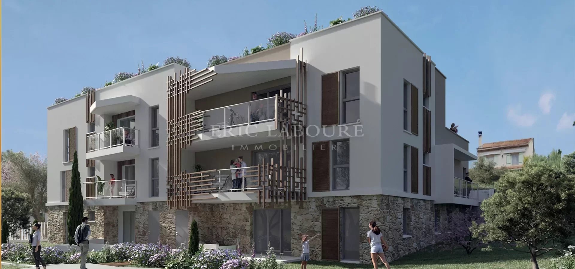 4 room apartment with large terraces
