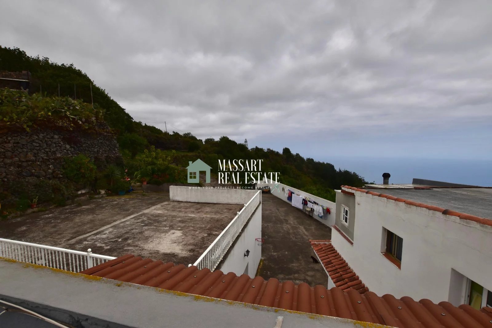 Huis gelegen in de stad La Vega (Icod) met een bevoorrecht uitzicht op de zee.