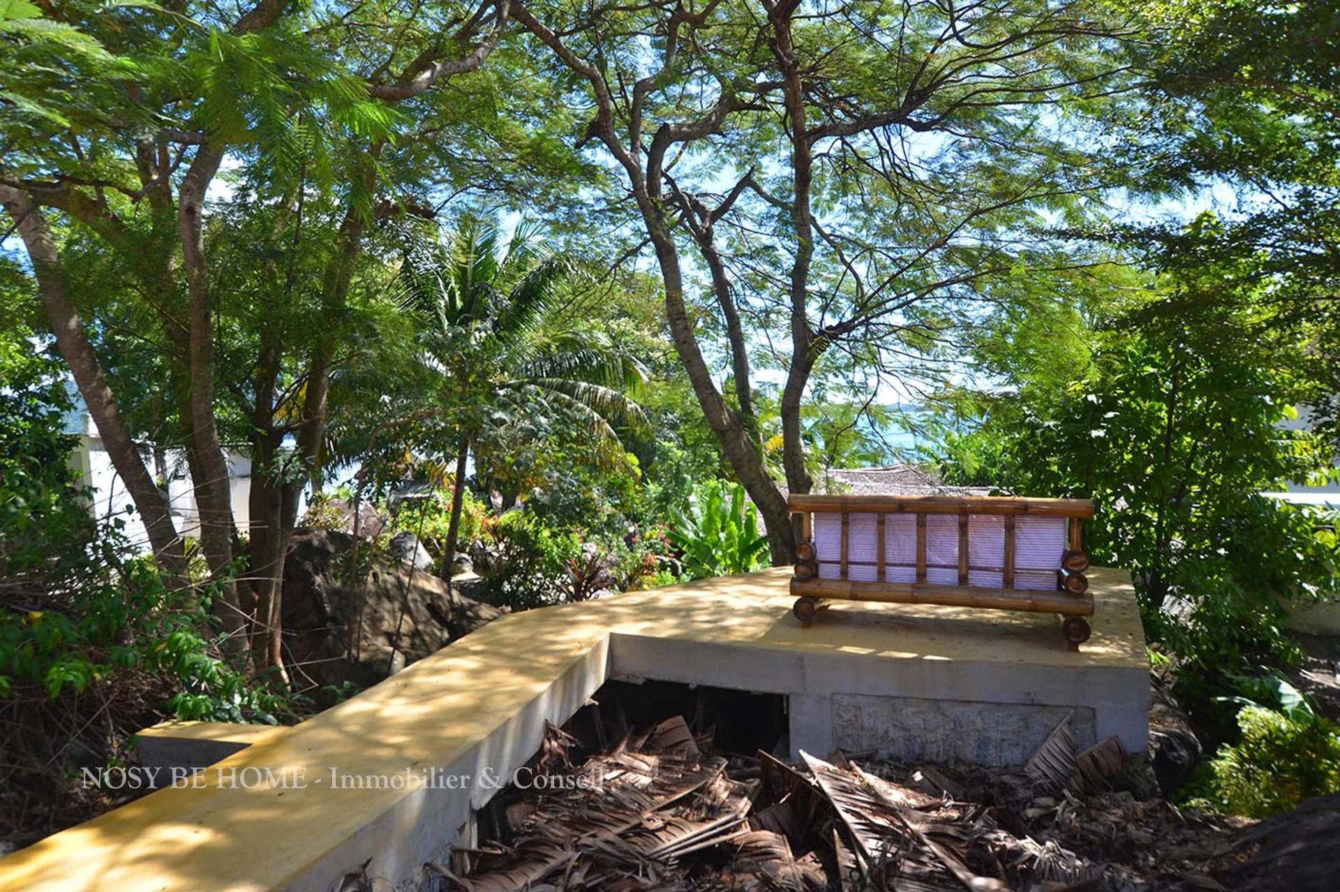 Joli pavillon sur l'île de Nosy Komba