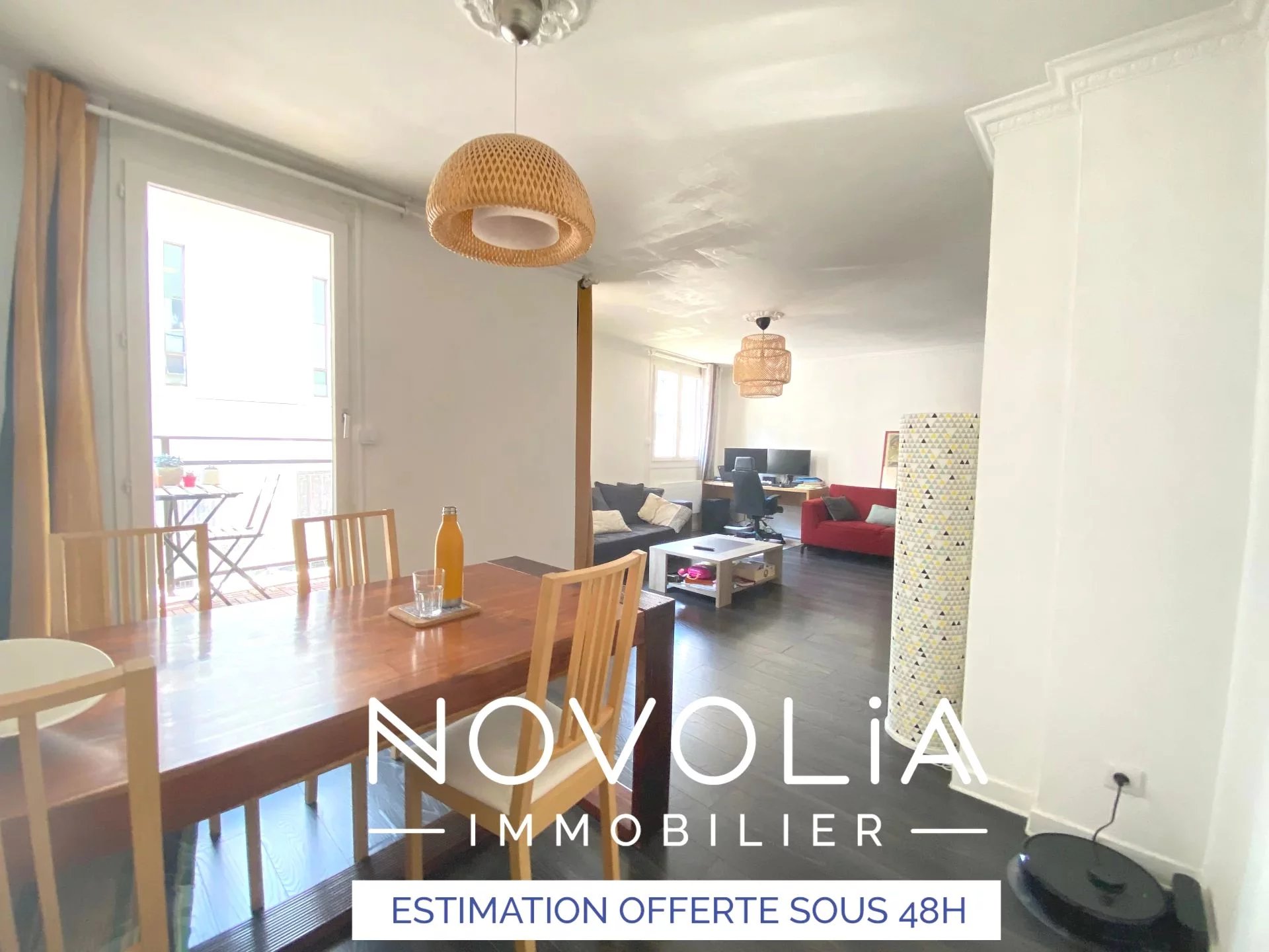 Achat Appartement Surface de 90.4 m²/ Total carrez : 90.4 m², 4 pièces, Lyon 3ème (69003)