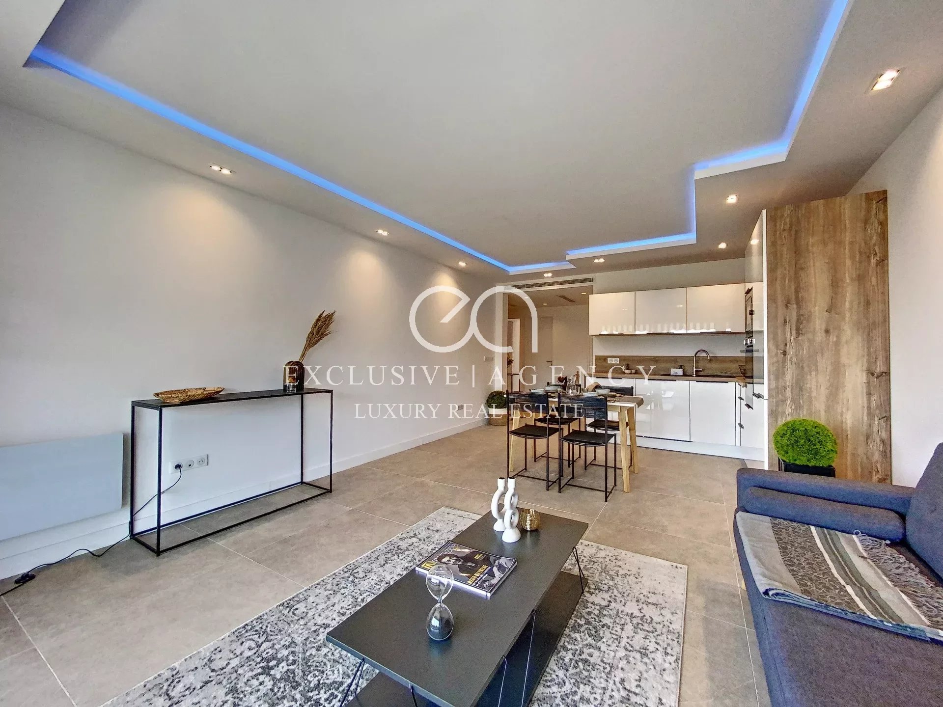 Cannes Basse Californie, 3-Zimmer-Wohnung 63 m², renoviert mit Meerblick