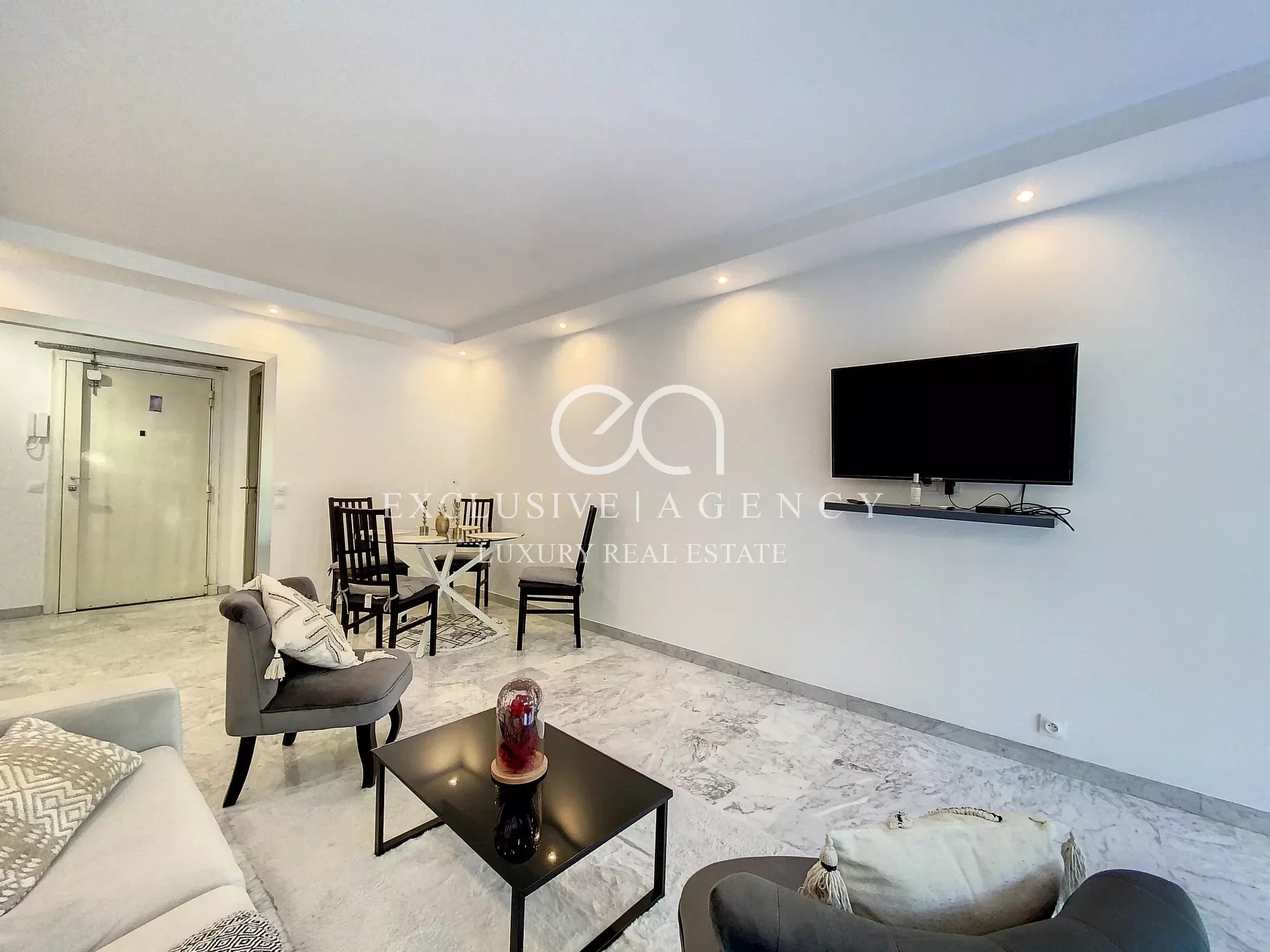 Cannes rental 2 room apartment with terrace and parking