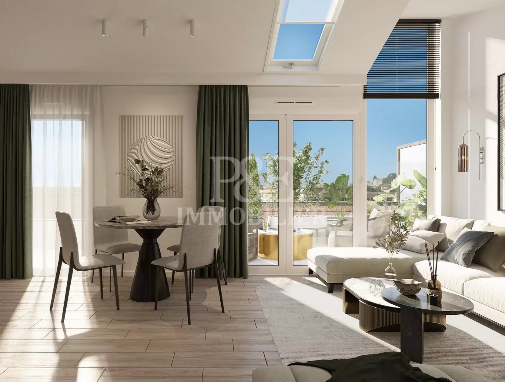 Vente Appartement 61m² 3 Pièces à Nice (06000) - P&E Immobilier