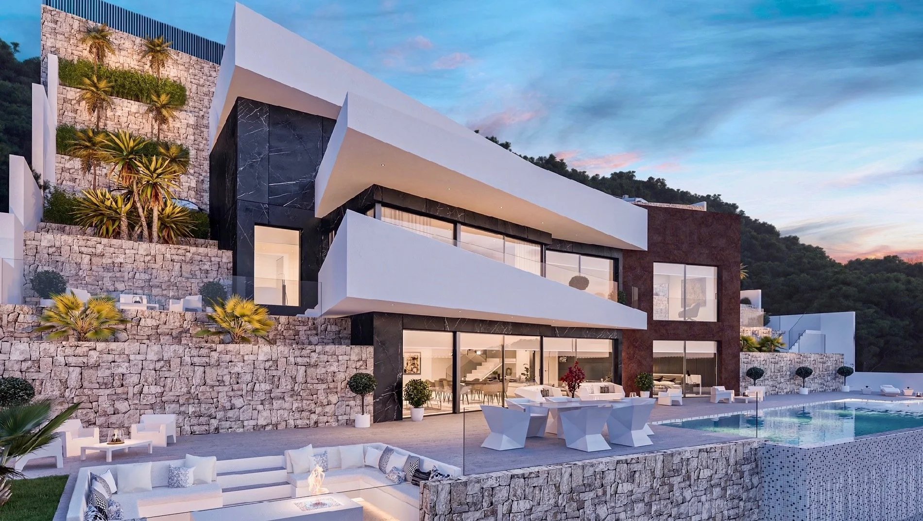 Nouvelle villa de luxe construite à Benissa