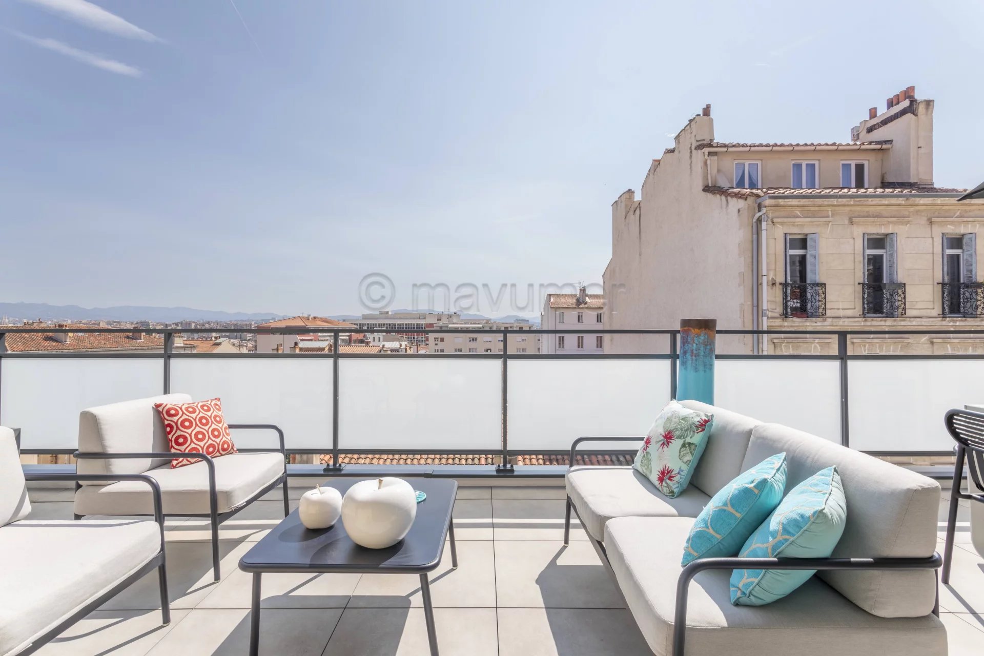 Appartement T2 + Terrasse 33m² dernier étage, Vauban 13006 Marseille