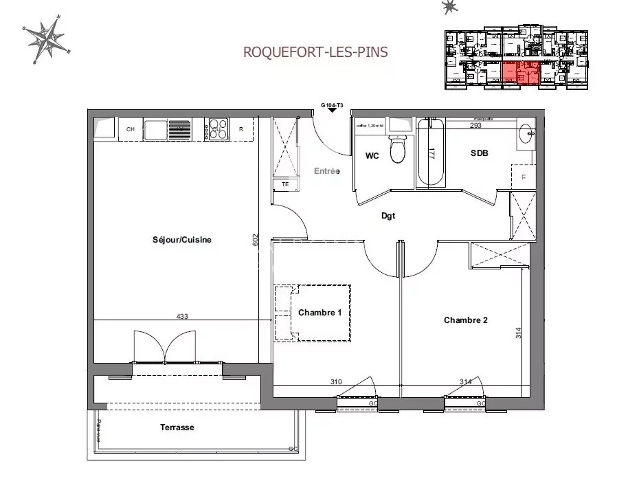 OFF-PLAN two-bedroom apartment in city center