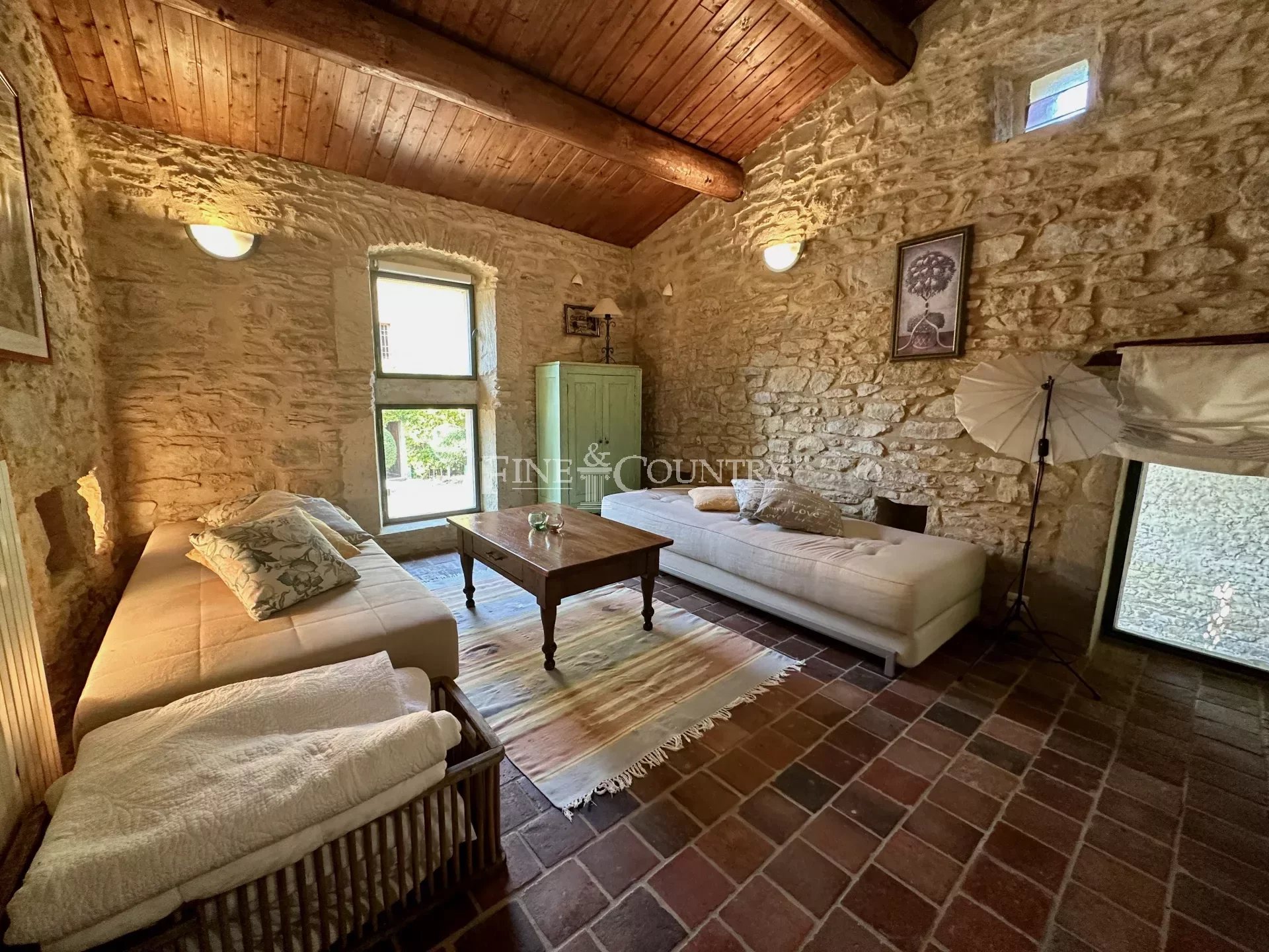 Photo of Authentic Stone Bastide for sale in Venejan, 1 hour from Marseille