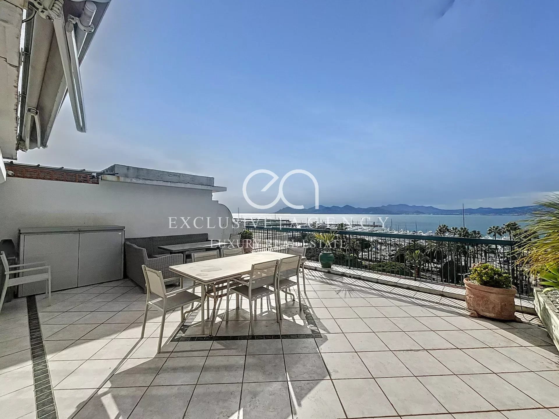 Cannes Croisette Penthouse 128m² Meerblick mit Terrasse und Garage