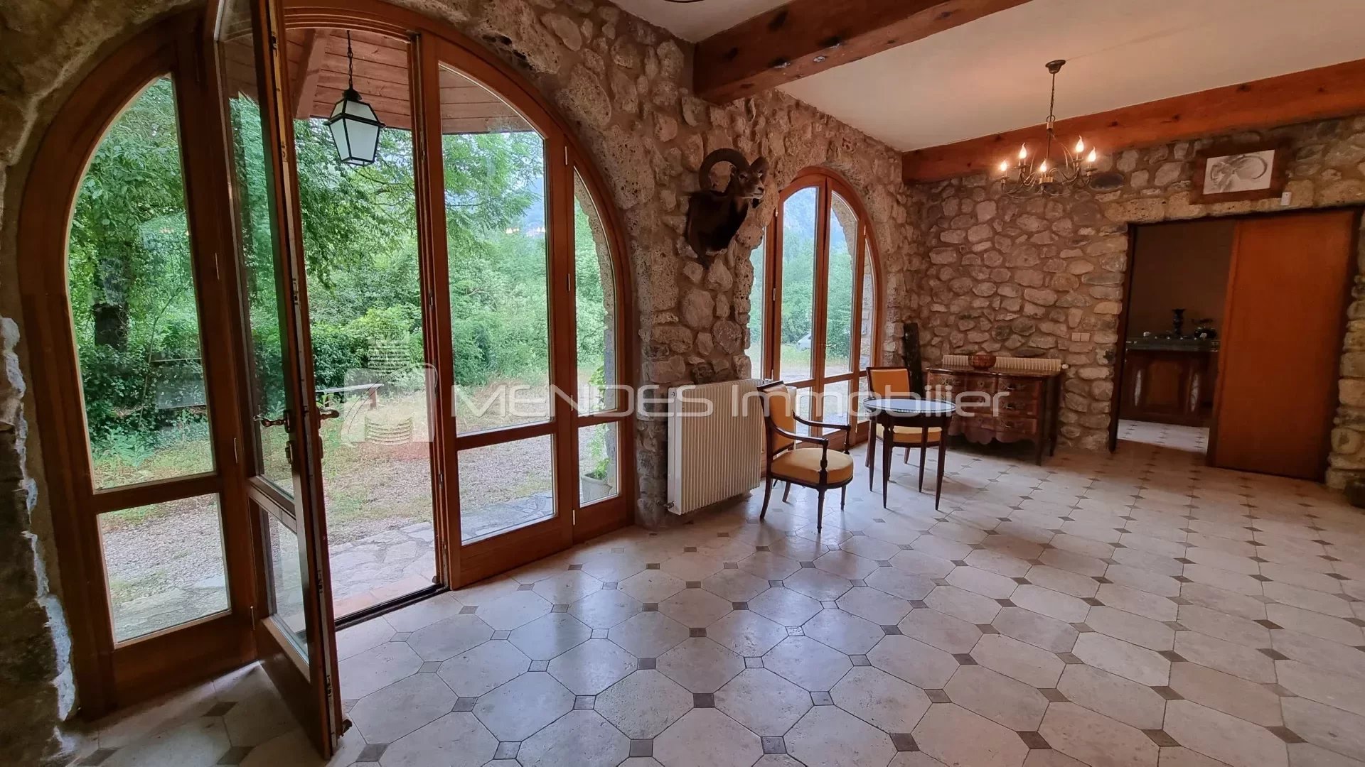 PROPERTY WITH VILLA MADE OS STONES IDEAL FOR HORSES IN SOSPEL