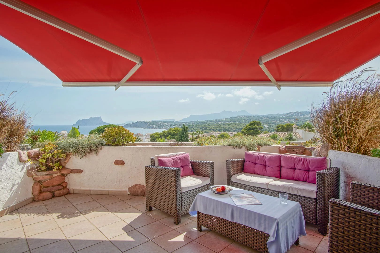 Villa con vistas al Mar Mediterráneo en Moraira