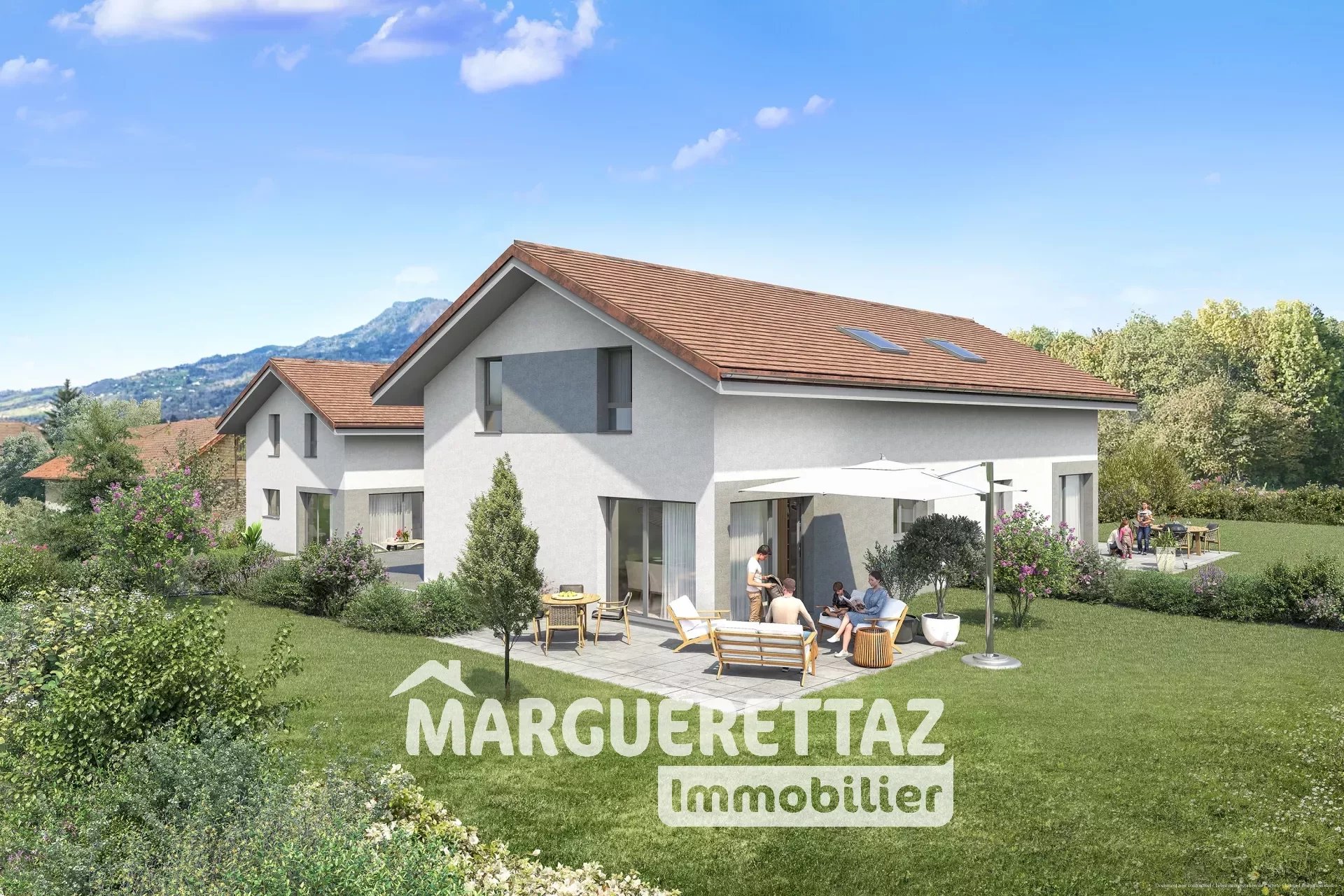 Vente Maison 120m² 4 Pièces à Marcellaz (74250) - Marguerettaz Immobilier