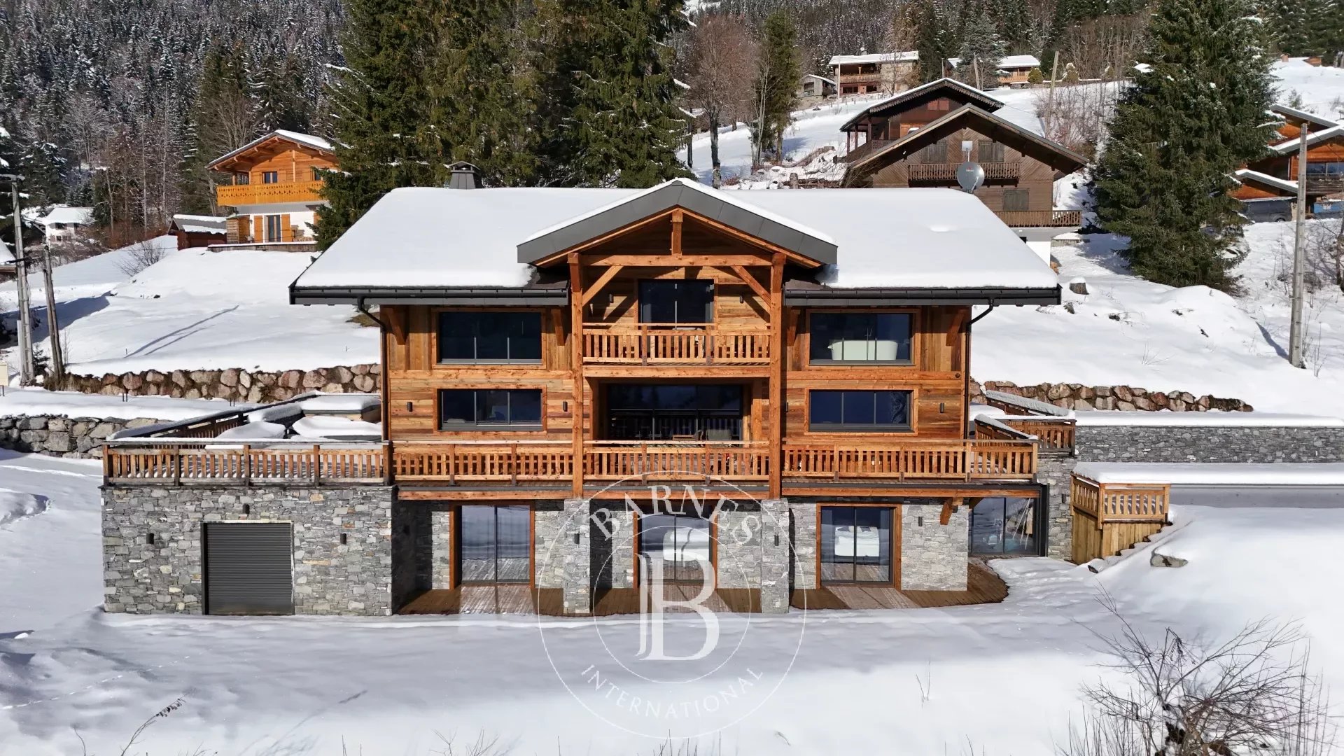 Photo of Les Gets - Luxury chalet of 440m² - Jacuzzi - Piste and Village view