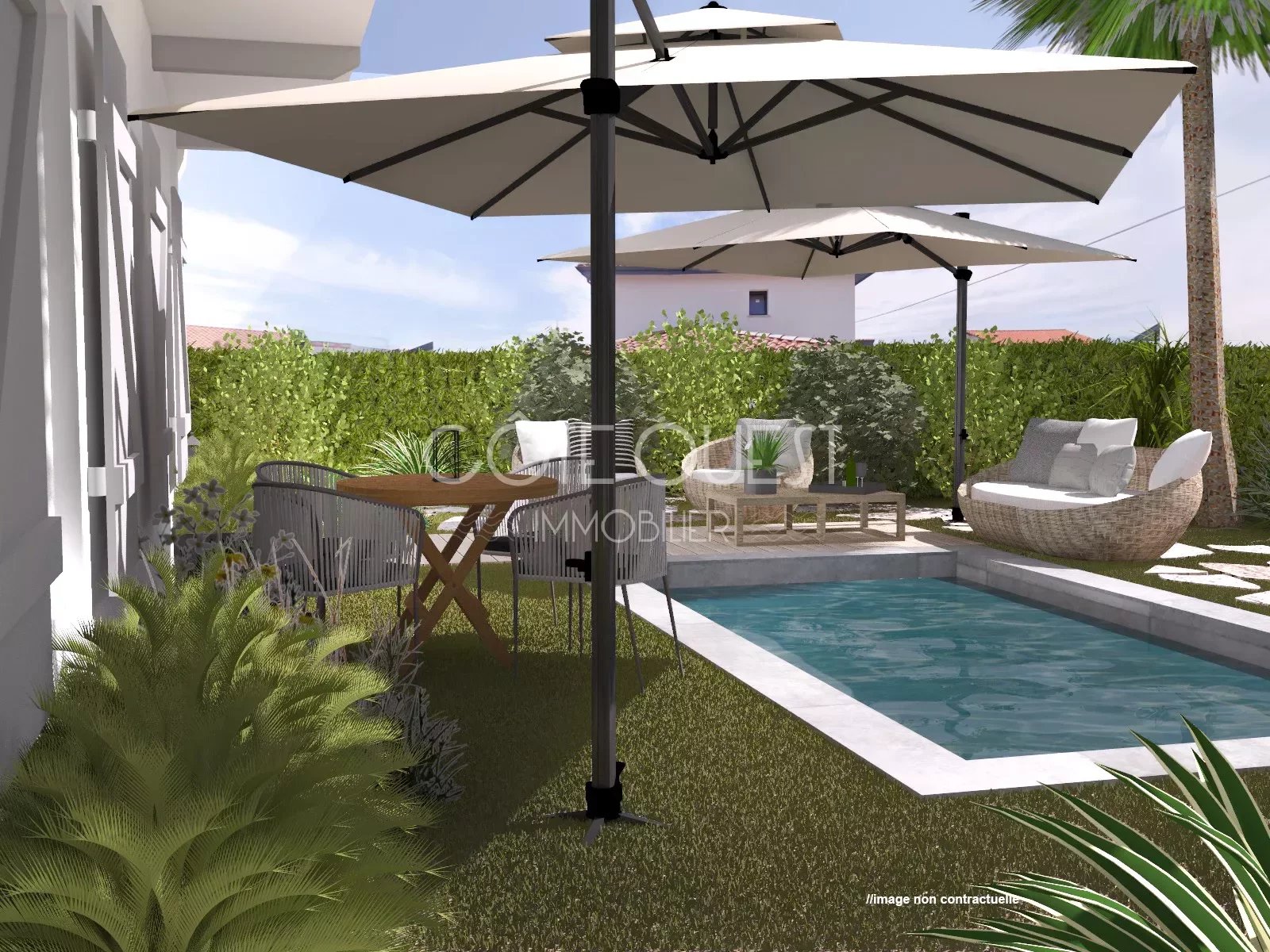 ANGLET 5 CANTONS – A NEW 4-ROOM APARTMENT