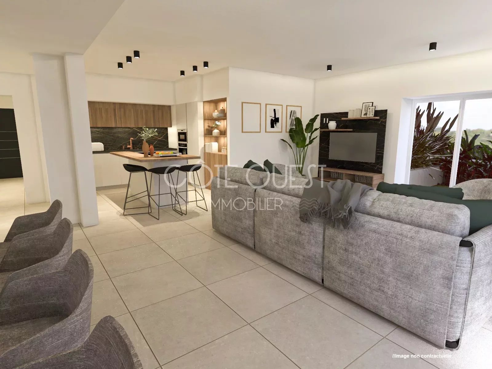 ANGLET 5 CANTONS – A NEW 4-ROOM APARTMENT