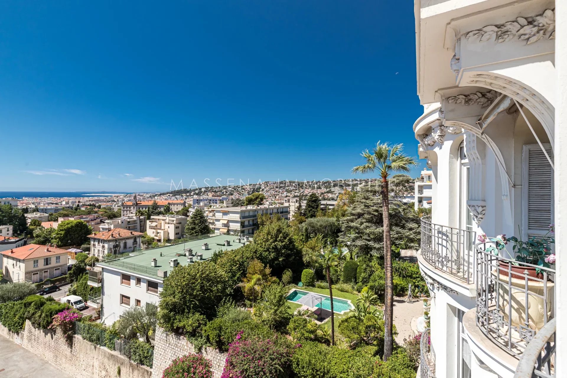 Nice Cimiez - Wonderfull 3bedrooms apartment with sea view in palace Belle Epoque
