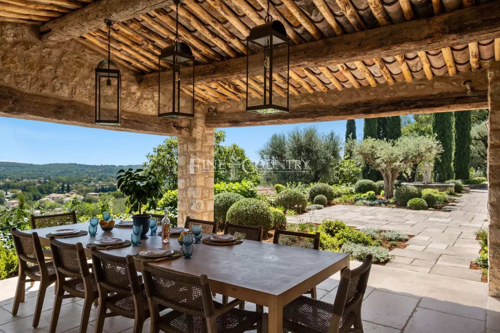 18th Century Stone Bastide for sale in Chateauneuf-Grasse