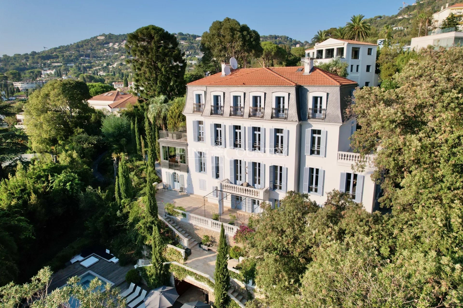 Vente Villa Belle Epoque Cannes avec Vue Mer