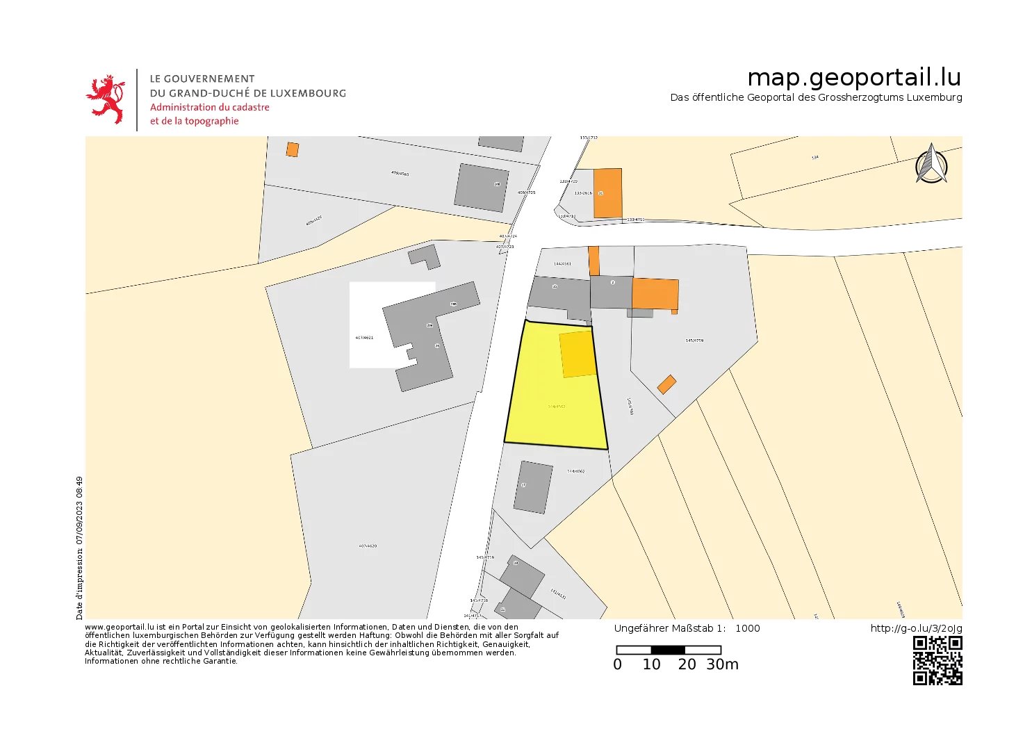 FOR SALE - Building plot in Christnach