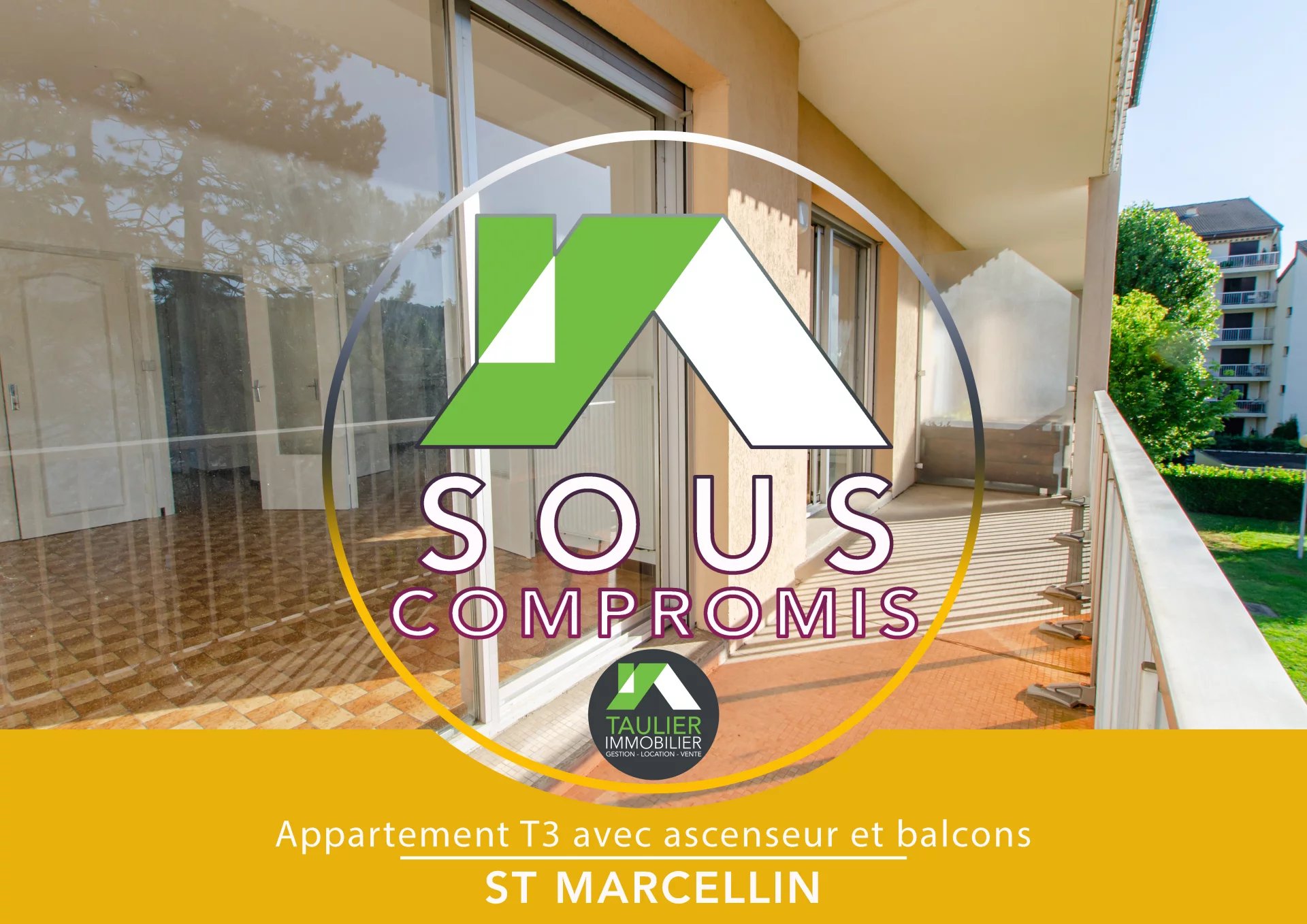 SAINT MARCELLIN - Appartement T3 avec ascenseur