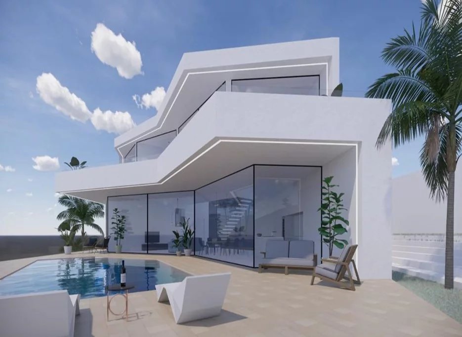 Lujosa villa de nueva construcción con fantásticas vistas al mar en Benissa