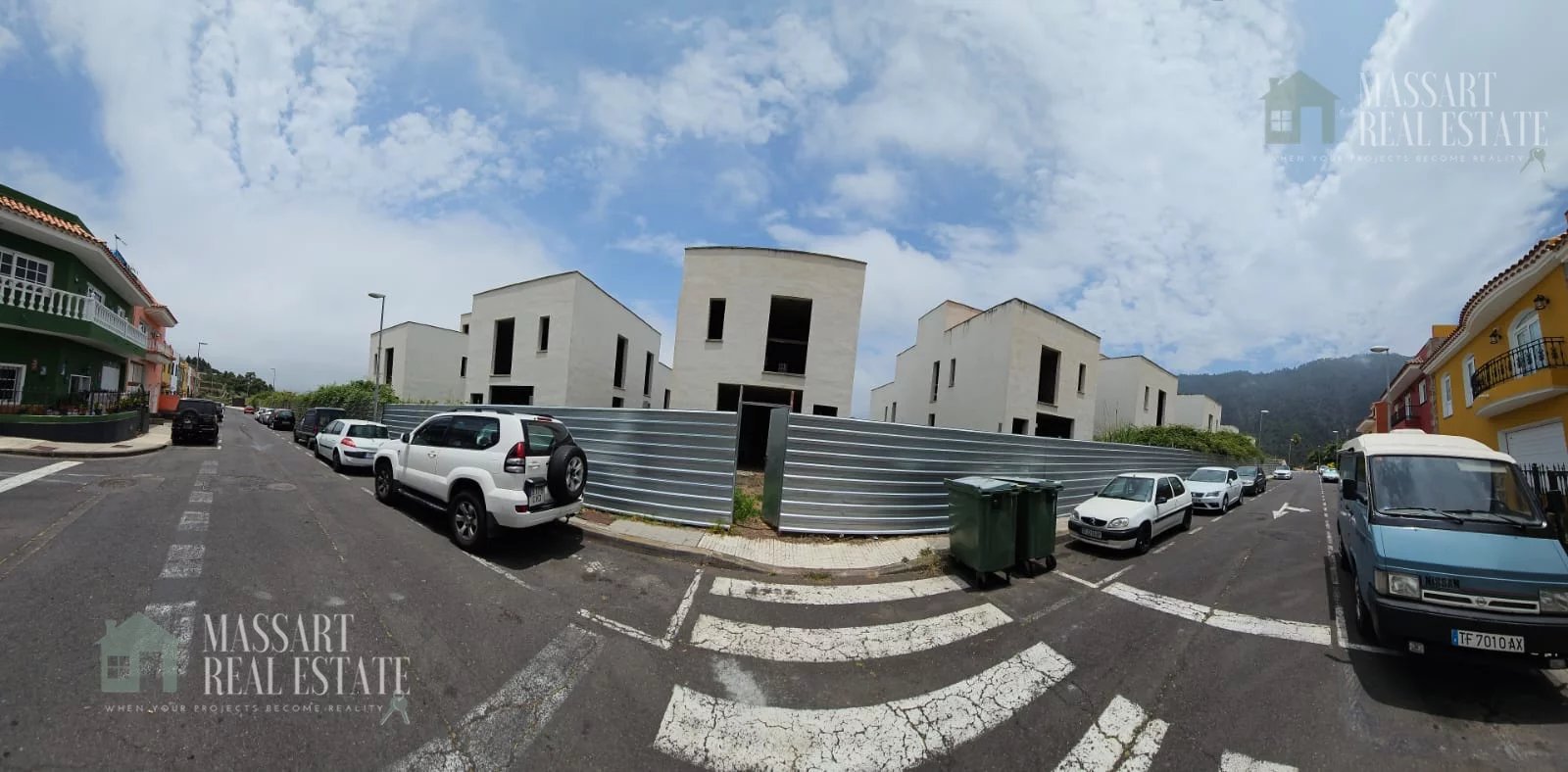 Projekt von 28 Doppelhaushälften im Bau in La Orotava.