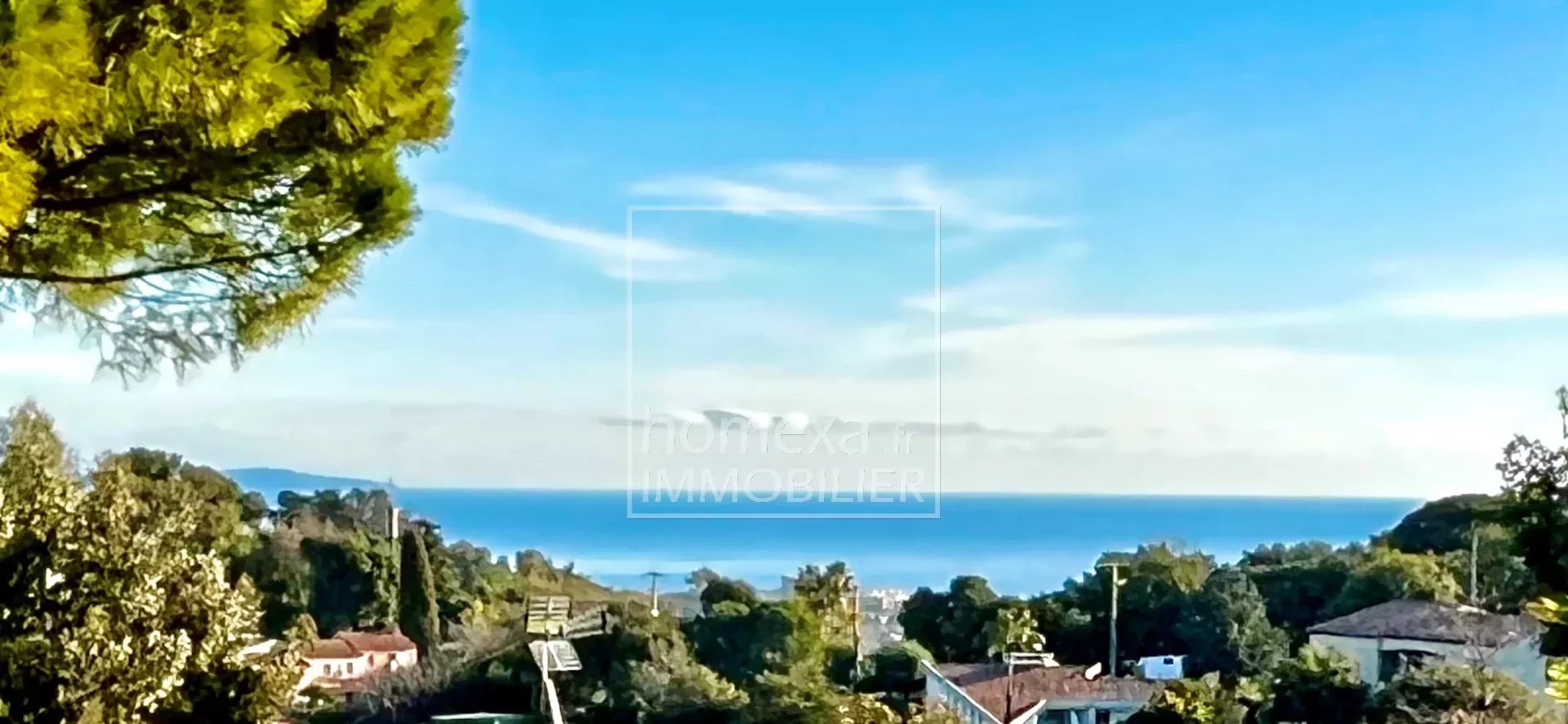 French riviera holiday rental : house in Antibes in private gated domain with pool and tennis
