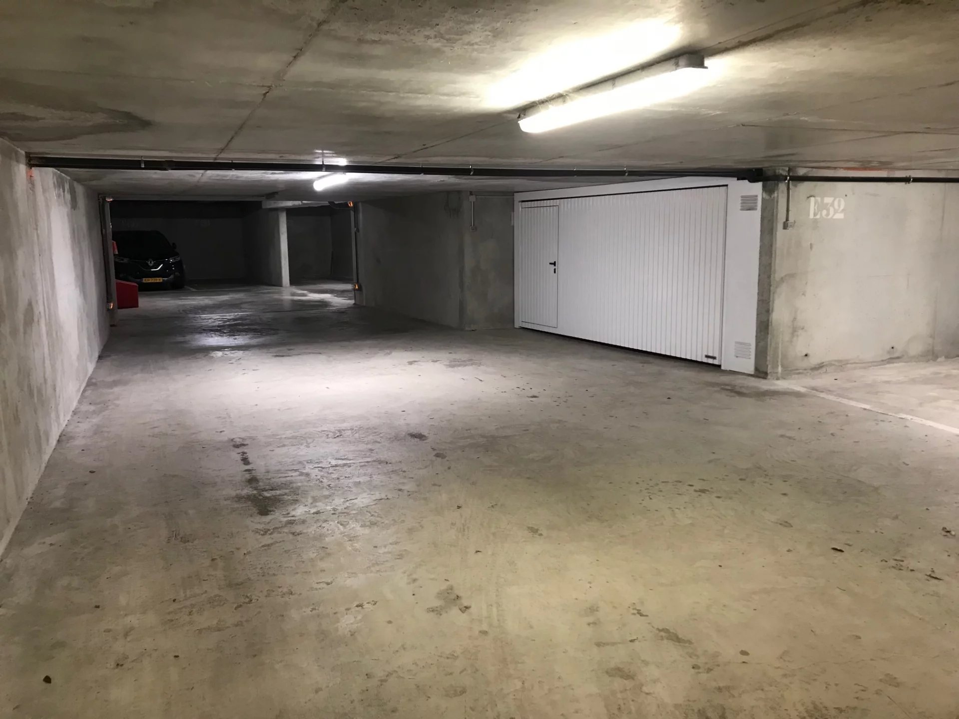 Parking space in underground garage