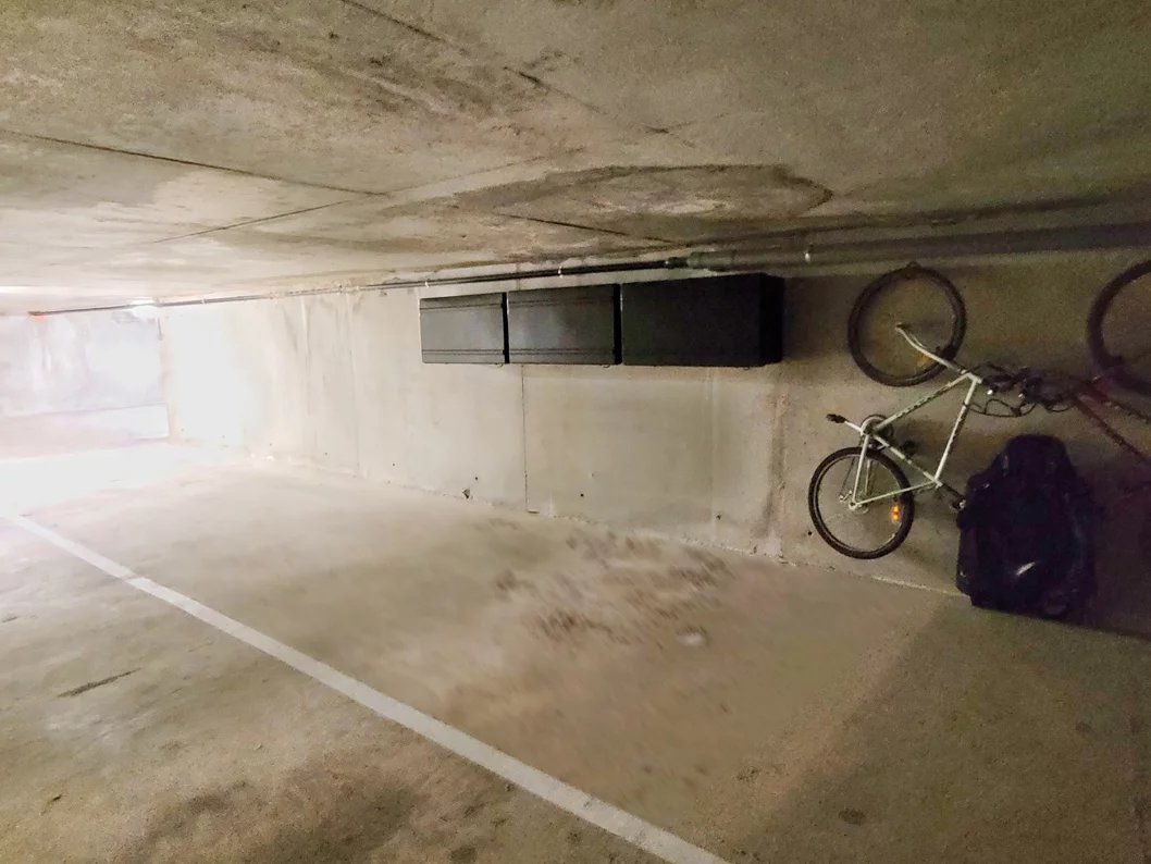 Parking space in underground garage