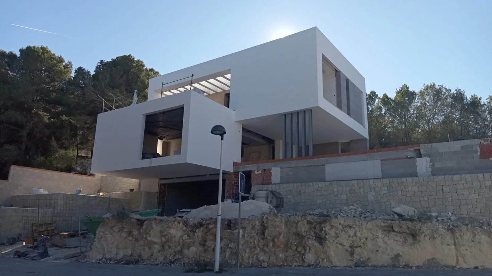 Villa moderne en construction à Moraira