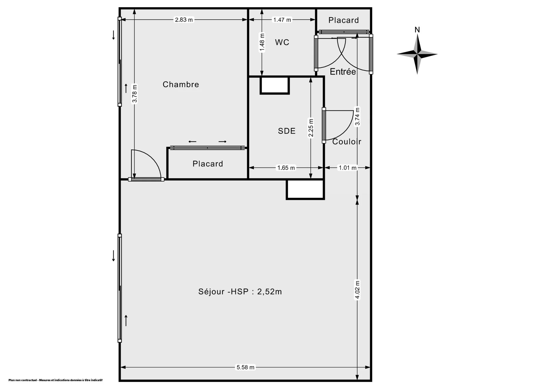 Achat Appartement T2 à Hyères (83400) - 43.9m²