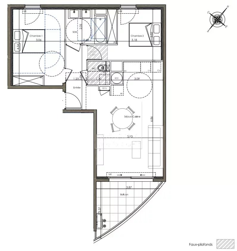 Vente Appartement 62m² 3 Pièces à Valbonne (06560) - Homexa