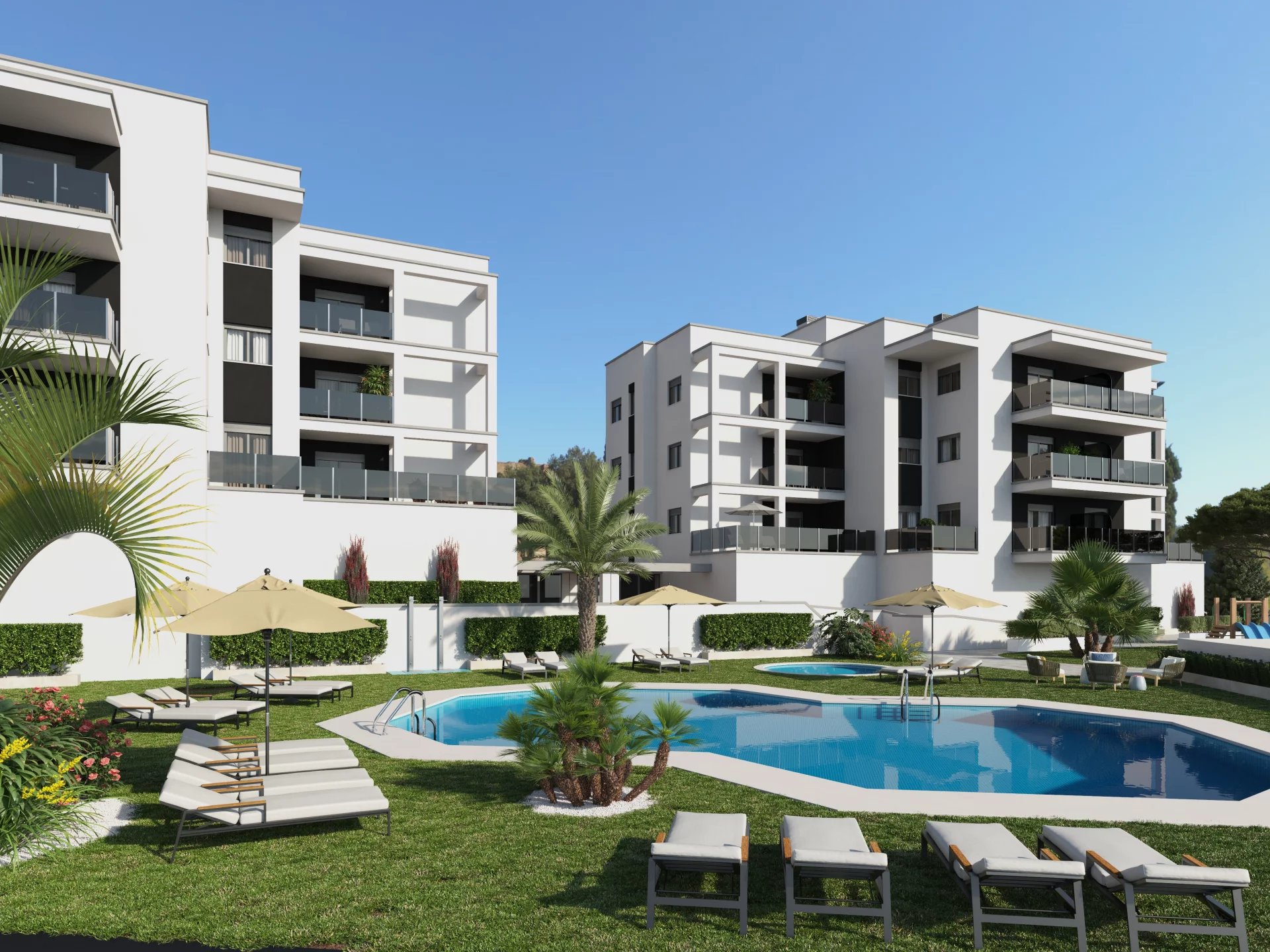 New construction project with 47 apartments in Villajoyosa