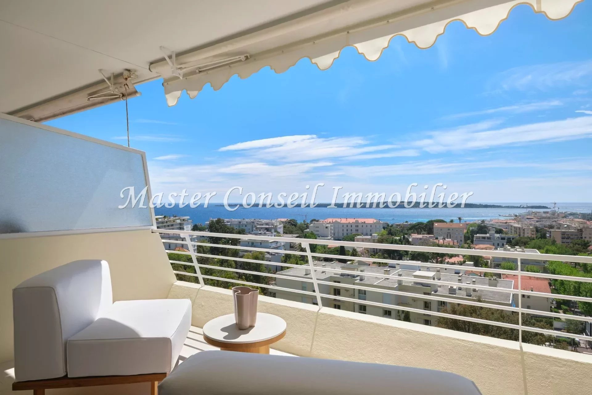 FOR SALE: CANNES 3P 71M² +Ter. PANORAMIC SEA VIEW