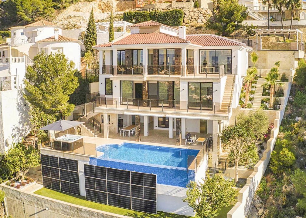 Modern new build villa in Altea Hills
