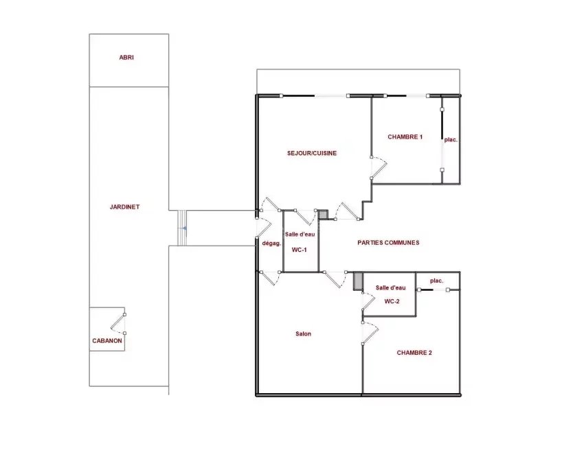 CANNES - Unik norskeid 3-roms leilighet med 80m² privat terrasse kun 2,5 km fra Croisetten. Garasje, heis.