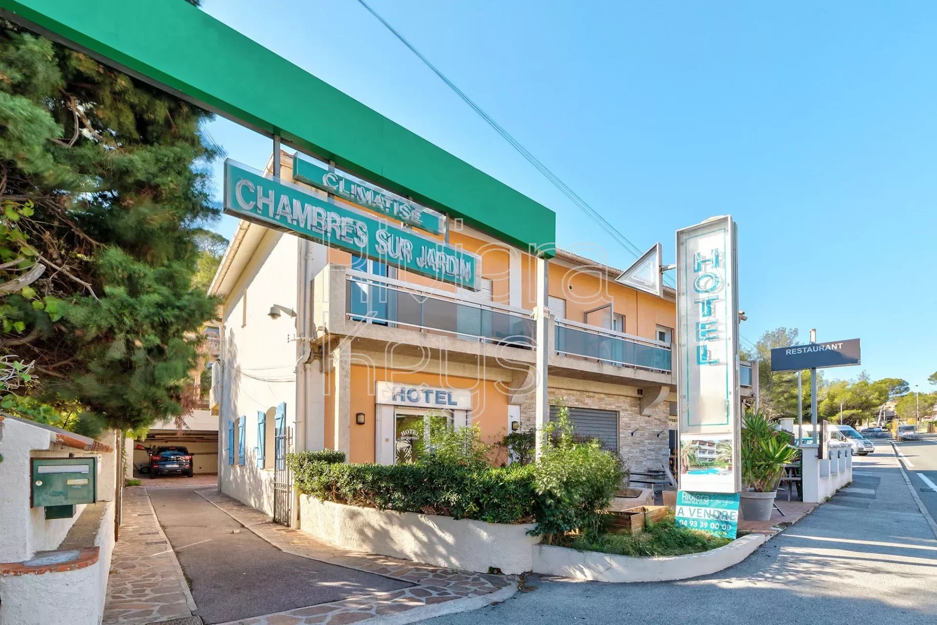 Hotell med havutsikt, 50 m fra stranden, førsteklasses beliggenhet i Agay, Saint-Raphaël